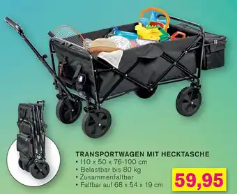 KODi TRANSPORTWAGEN MIT HECKTASCHE Angebot