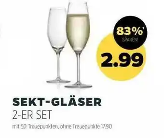 NETTO Sekt-gläser 2er Set Angebot