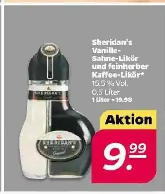 NETTO Sheridan's Vanille Sahne-likör Und Feinherber Kaffee-likör Angebot