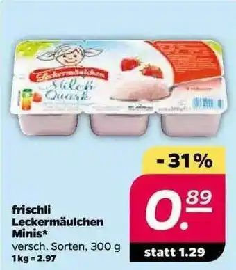 NETTO Frischli Leckermäulchen Minis Angebot