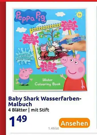 Action Baby Shark Wasserfarben-malbuch Angebot