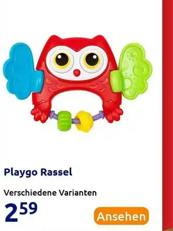 Action Playgo Rassel Angebot