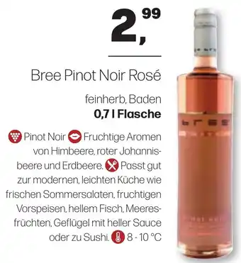 Handelshof Bree Pinot Noir Rosé 0,7 L Flasche Angebot