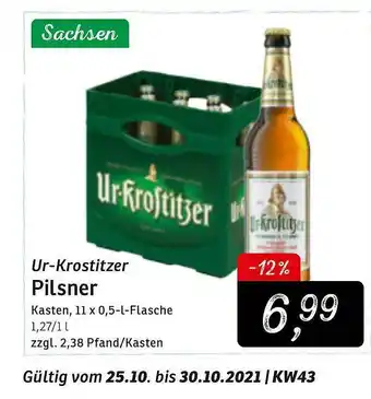 KONSUM Ur-krostitizer Pilsner Angebot