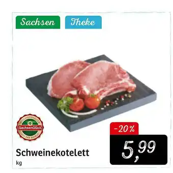 KONSUM Schweinekotelett Angebot