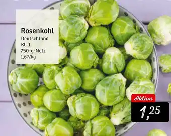 KONSUM Rosenkohl Angebot