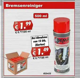 Stabilo Fachmarkt Bremsenreiniger Angebot