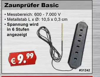 Stabilo Fachmarkt Zaunprüfer Basic Angebot