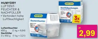 KODi HUMYDRY LUFTENTFEUCHTER & NACHFÜLLER Angebot