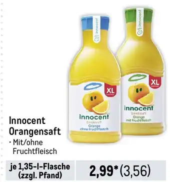 METRO Innocent Orangensaft 1.35L Angebot