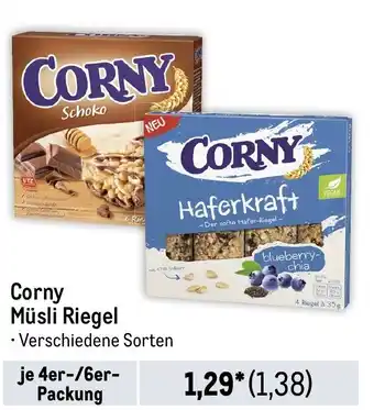 METRO Corny Müsli Riegel je 4er-/6er- Packung Angebot