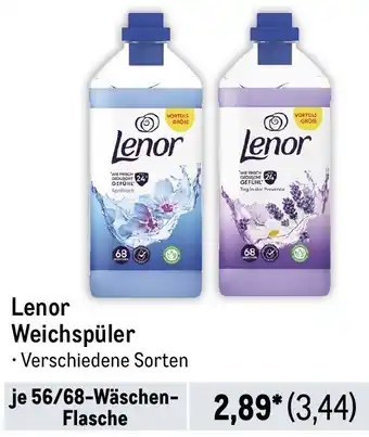 METRO Lenor Weichspüler 56/68 WA Angebot