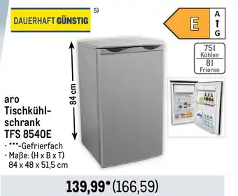 METRO aro Tischkühlschrank TFS 8540E Angebot