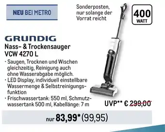 METRO GRUNDIG Nass- & Trockensauger VCW 4270 L Angebot