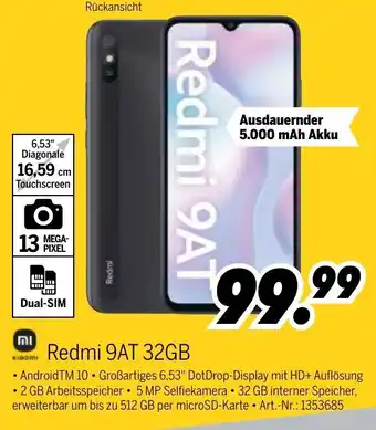 MEDIMAX Xiaomi Redmi 9AT 32GB Angebot