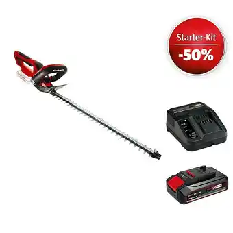 Bauhaus Einhell Power X-Change 18V Maschinenpaket (Akku-Heckenschere GE-CH 1855/1 + Starter-Kit (-50%)) Angebot