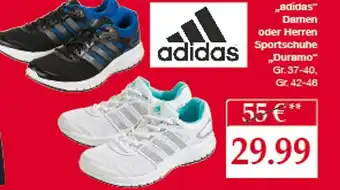 Woolworth Adidas Damen oder Herren Sportschuhe Duramo Angebot