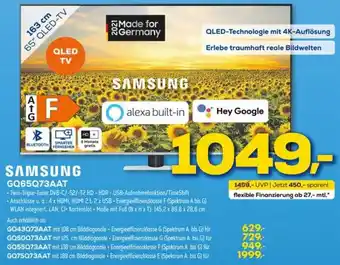 Euronics Samsung GQ65Q73AAT Angebot