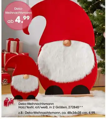 Möbel Martin Deko Weihnachtsmann Angebot