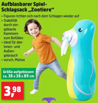 Thomas Philipps Aufblasbarer Spiel Schlagsack ,,Zootiere" Angebot