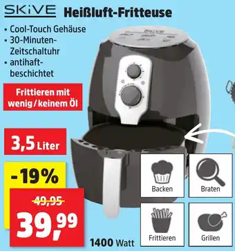 Thomas Philipps SKIVE Heißluft-Fritteuse 3,5 Liter Angebot