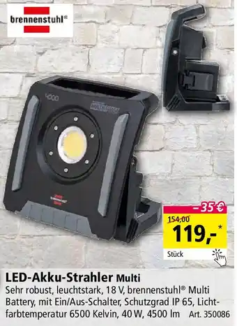 Holz Possling brennenstuhl LED-Akku-Strahler Multi Angebot