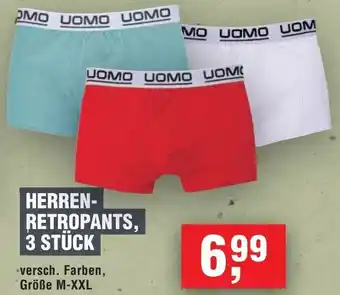 Handelshof UOMO HERREN RETROPANTS, 3 STÜCK Angebot