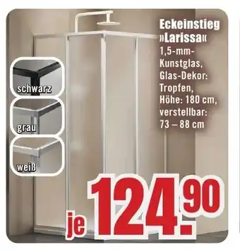 B1 Discount Baumarkt Eckeinstieg >>Larissa<< Angebot
