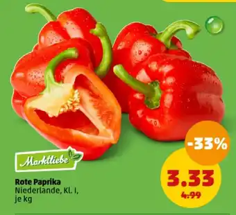 PENNY Rote Paprika Angebot