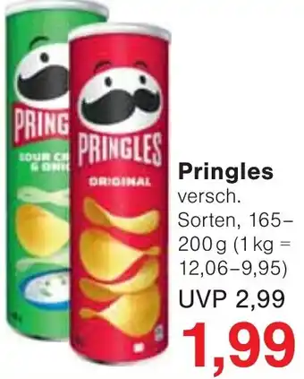 Wiglo Wunderland Pringles 200 g Angebot