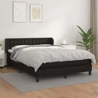 ManoMano Boxspringbett mit Matratze Bett für Erwachsene Schlafzimmerbett Bett für Erwachsene Schlafzimmerbett Schwarz 140x190 cm Kunst Angebot