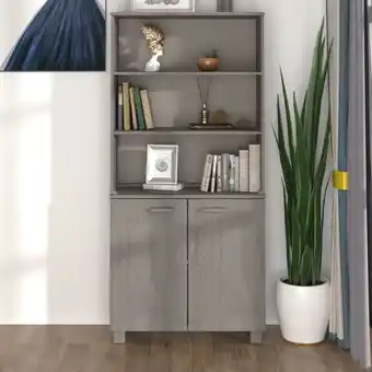 ManoMano Highboard Sideboard Kommode Buffetschrank Massivholz Kiefer Hellgrau NNDG2235 Maisonchic Angebot