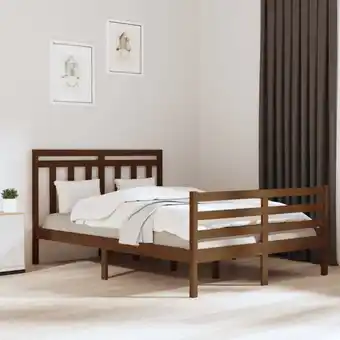 ManoMano Massivholzbett，Schlafzimmerbett，Doppelbett Honigbraun 120x190 cm vidaXL Angebot