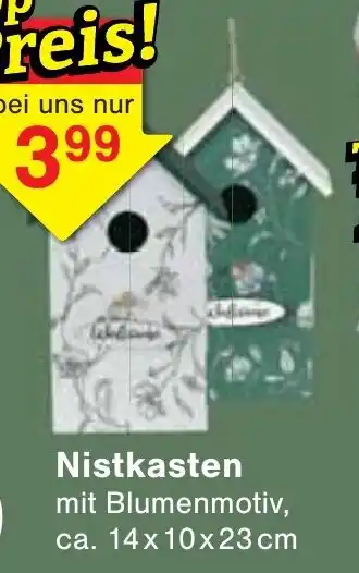 Wiglo Wunderland Nistkasten Angebot