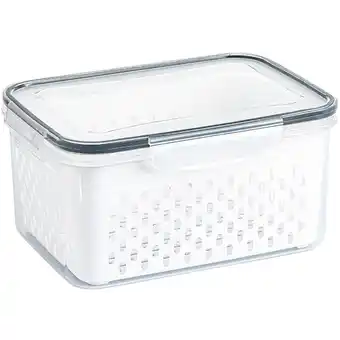 ManoMano Drain Storage Basket Box Transparent Obst Angebot