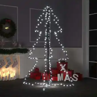 ManoMano Bonnevie - Weihnachtsbaum,Kunstbaum Kegelform 200 LEDs Indoor Outdoor 98x150 cm vidaXL Angebot