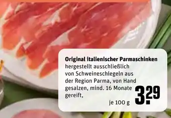 REWE Original italienischer Parmaschinken Angebot