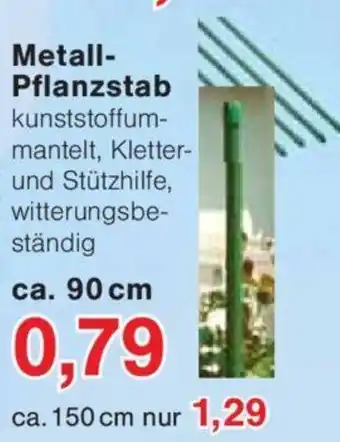 Jawoll Metall- Pflanzstab ca. 90 cm Angebot