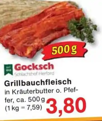 Jawoll Gocksch Grillbauchfleisch ca. 500 g Angebot