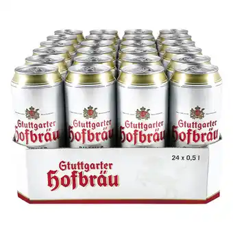 Netto Marken-Discount Stuttgarter Hofbräu Pilsner 4,9 % vol 0,5 Liter Dose, 24er Pack Angebot