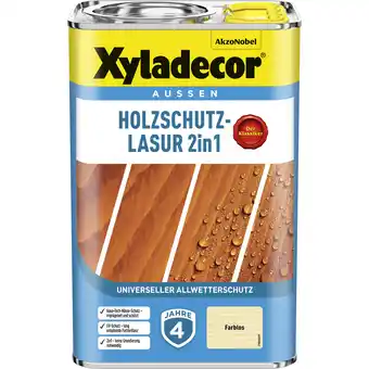 toom Baumarkt Xyladecor 2in1 Holzschutzlasur transparent 4 l Angebot