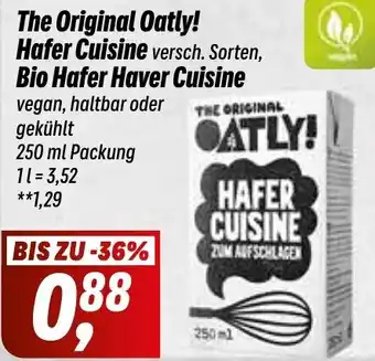 Simmel The Original Oatly! Hafer Cuisine, Bio Hafer Haver Cuisine 250 ml Packung Angebot