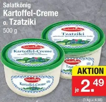 Zimmermann Salatkönig Kartoffel-Creme o. Tzatziki 500 g Angebot