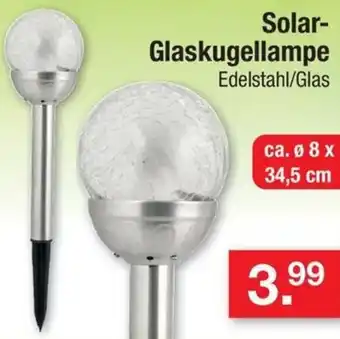 Zimmermann Solar Glaskugellampe Angebot