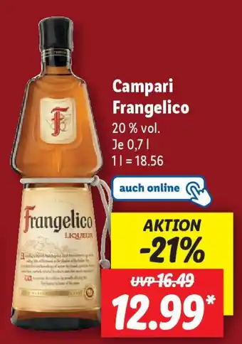 Lidl Campari Frangelico 0,7 l Angebot