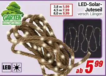 CENTERSHOP LED-Solar- Juteseil Angebot