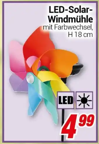 CENTERSHOP LED-Solar- Windmühle Angebot