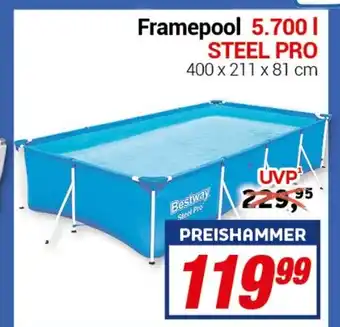 CENTERSHOP Framepool 5.700 | STEEL PRO Angebot