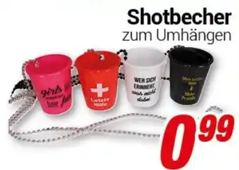 CENTERSHOP Shotbecher Angebot