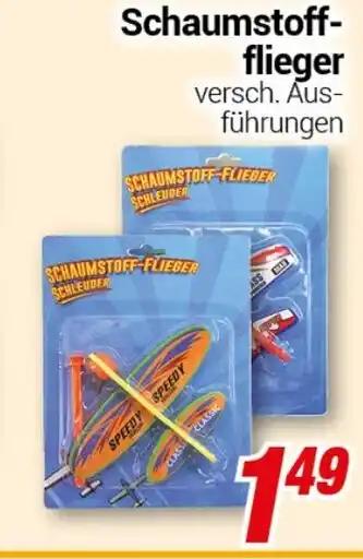 CENTERSHOP Schaumstoff- flieger Angebot